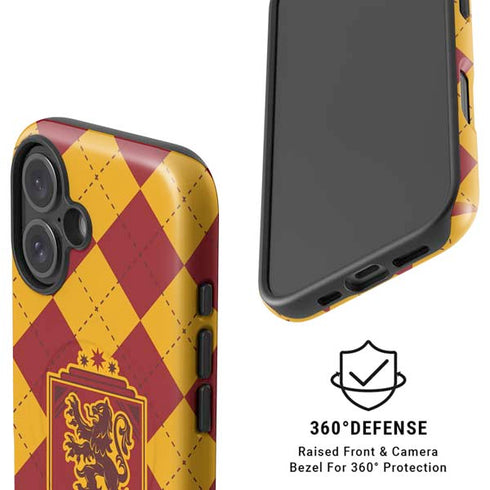 Wizarding Worlds Harry Potter Gryffindor Huse Crest iPhone 16 Plus Magsafe Impact Case