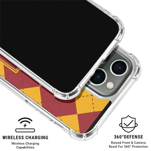Wizarding Worlds Harry Potter Gryffindor Huse Crest iPhone 16 Pro Clear Case