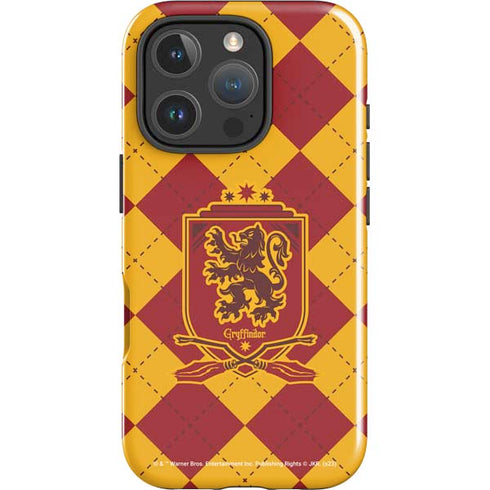 Wizarding Worlds Harry Potter Gryffindor Huse Crest iPhone 16 Pro Impact Case