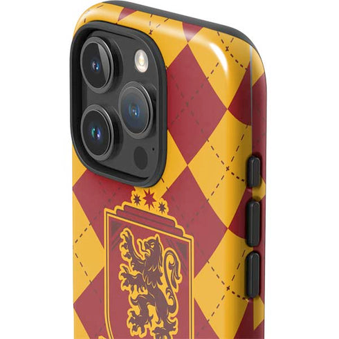 Wizarding Worlds Harry Potter Gryffindor Huse Crest iPhone 16 Pro Impact Case