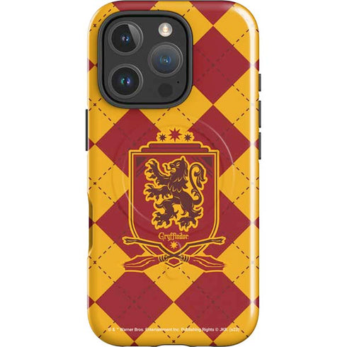 Wizarding Worlds Harry Potter Gryffindor Huse Crest iPhone 16 Pro Magsafe Impact Case