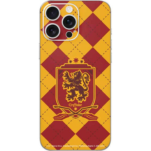 Wizarding Worlds Harry Potter Gryffindor Huse Crest iPhone 16 Pro Max Skin