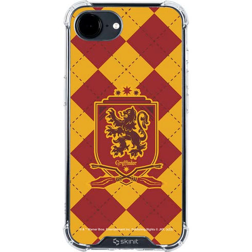 Wizarding Worlds Harry Potter Gryffindor Huse Crest iPhone 16e Clear Case