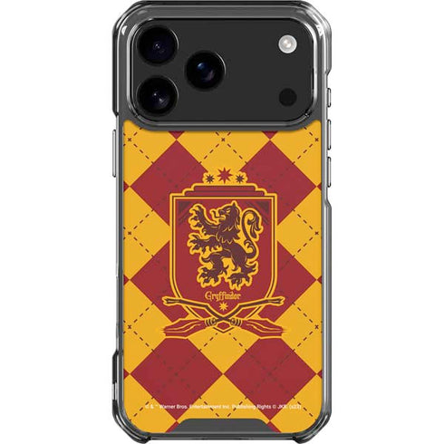 Wizarding Worlds Harry Potter Gryffindor Huse Crest iPhone 18 Pro Max Clear Case