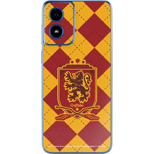 Wizarding Worlds Harry Potter Gryffindor Huse Crest Moto G Play 4G (2024) Skin