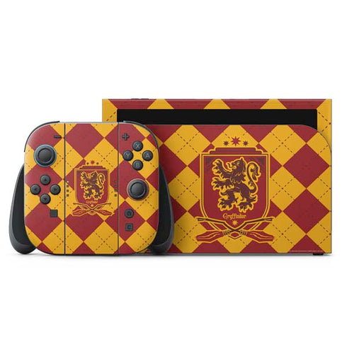 Wizarding Worlds Harry Potter Gryffindor Huse Crest Nintendo Skins