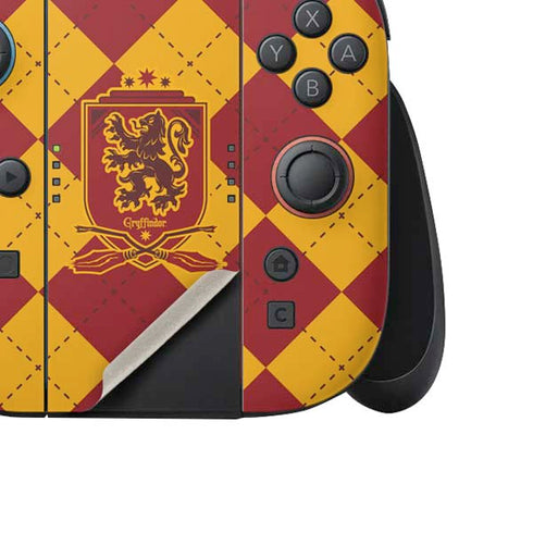 Wizarding Worlds Harry Potter Gryffindor Huse Crest Nintendo Switch 2 (2025) Joy-Con Controller Skin