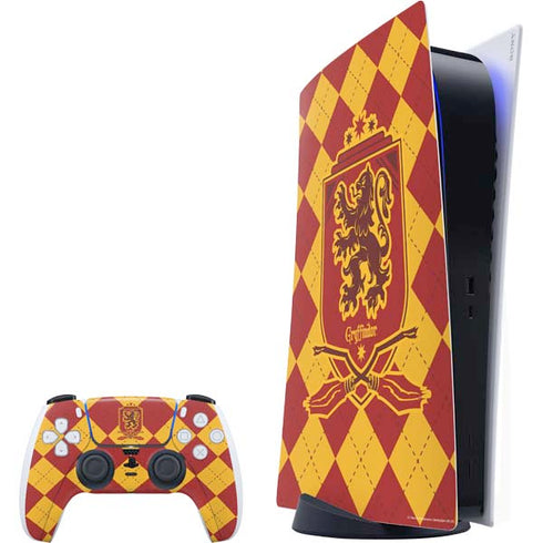 Wizarding Worlds Harry Potter Gryffindor Huse Crest PlayStation PS5 Skins