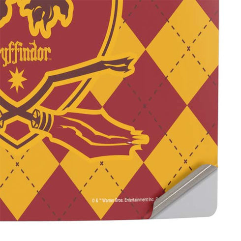 Wizarding Worlds Harry Potter Gryffindor Huse Crest PS5 Slim Digital Edition Console Skin
