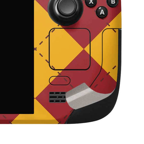 Wizarding Worlds Harry Potter Gryffindor Huse Crest Steam Deck Handheld Gaming Computer OLED Skin