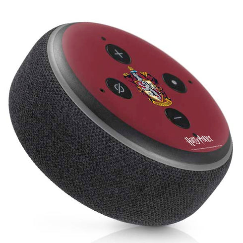 Wizarding World Harry Potter Gryffindor House Crest Amazon Echo Dot Skin