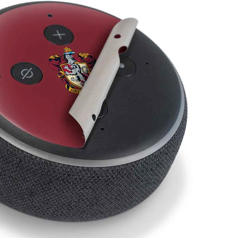 Wizarding World Harry Potter Gryffindor House Crest Amazon Echo Dot Skin