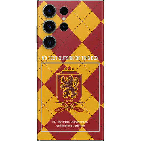 Wizarding Worlds Harry Potter Gryffindor Huse Crest Galaxy Skins