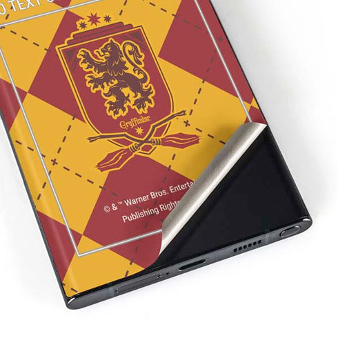 Wizarding Worlds Harry Potter Gryffindor Huse Crest Galaxy Skins