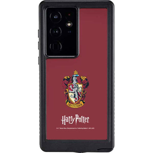 Wizarding World Harry Potter Gryffindor House Crest Galaxy S24 Ultra Waterproof Case