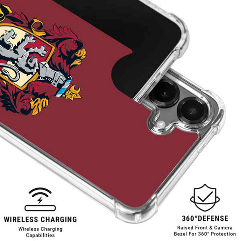 Wizarding World Harry Potter Gryffindor House Crest Galaxy S26 Clear Case