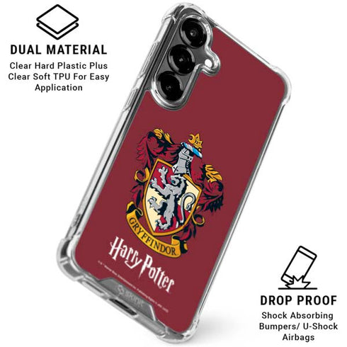 Wizarding World Harry Potter Gryffindor House Crest Galaxy S26 Clear Case
