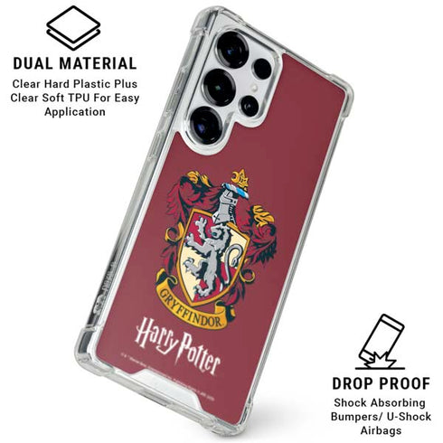 Wizarding World Harry Potter Gryffindor House Crest Galaxy S26 Ultra Clear Case