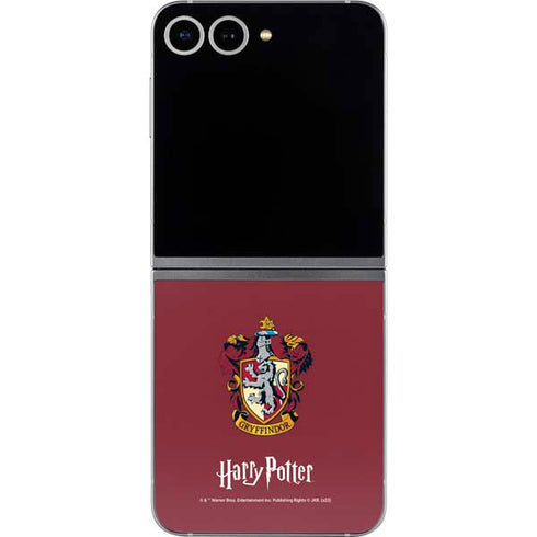 Wizarding World Harry Potter Gryffindor House Crest Galaxy Z Flip6 Skin