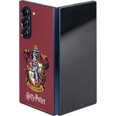 Wizarding World Harry Potter Gryffindor House Crest Galaxy Z Fold6 Skin