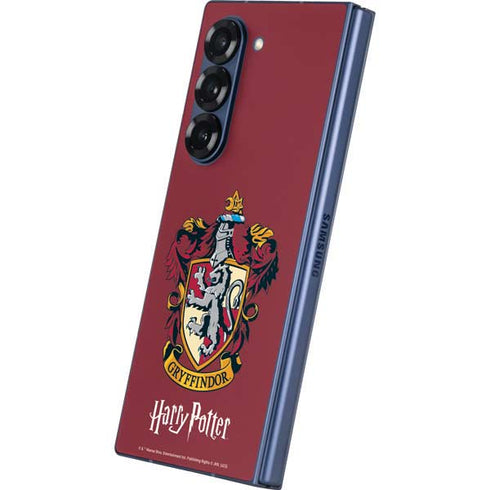 Wizarding World Harry Potter Gryffindor House Crest Galaxy Z Fold6 Skin