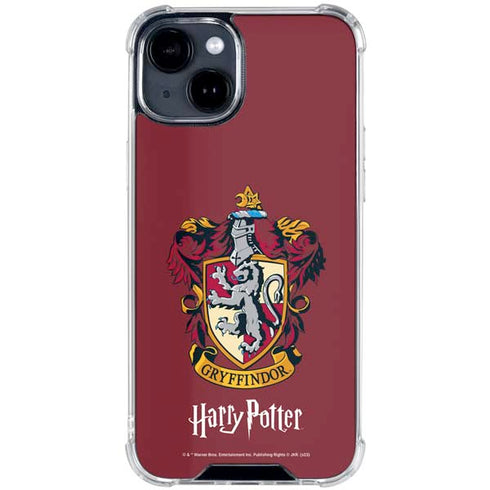 Wizarding World Harry Potter Gryffindor House Crest iPhone 15 Clear Case