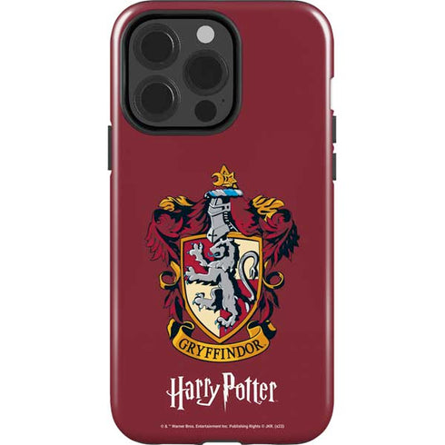 Wizarding World Harry Potter Gryffindor House Crest iPhone 15 Pro Impact Case
