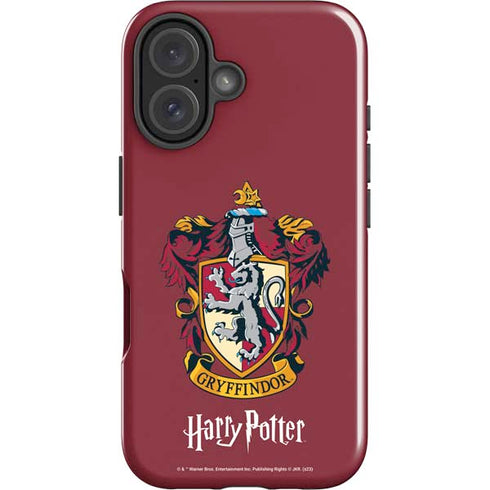 Wizarding World Harry Potter Gryffindor House Crest iPhone 16 Impact Case