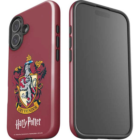 Wizarding World Harry Potter Gryffindor House Crest iPhone 16 Plus Impact Case