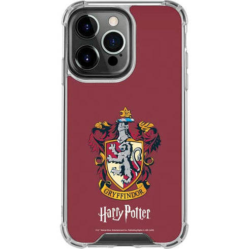 Wizarding World Harry Potter Gryffindor House Crest iPhone 16 Pro Clear Case