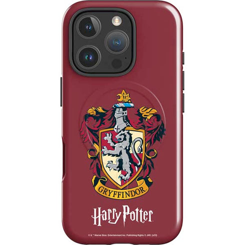 Wizarding World Harry Potter Gryffindor House Crest iPhone 16 Pro Magsafe Impact Case