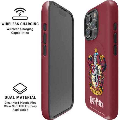 Wizarding World Harry Potter Gryffindor House Crest iPhone 16 Pro Magsafe Impact Case