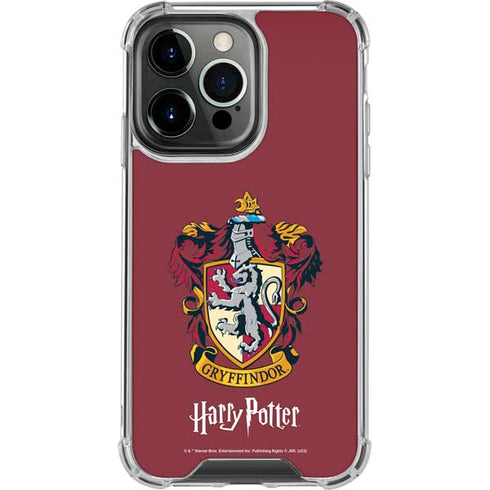 Wizarding World Harry Potter Gryffindor House Crest iPhone 16 Pro Max Clear Case