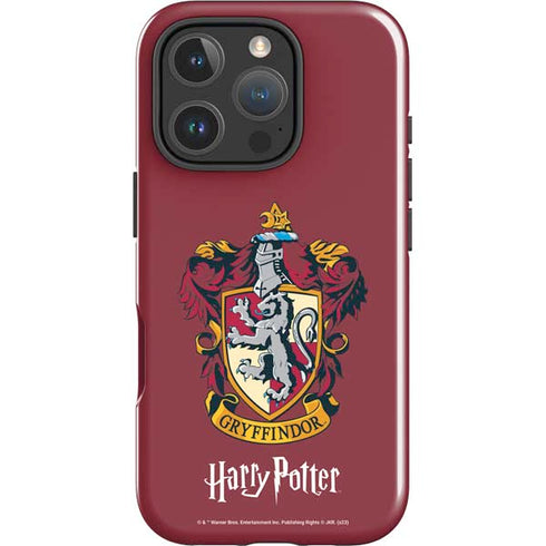 Wizarding World Harry Potter Gryffindor House Crest iPhone 16 Pro Max Impact Case
