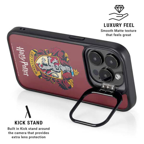 Wizarding World Harry Potter Gryffindor House Crest iPhone 16 Pro Max Kickstand Case