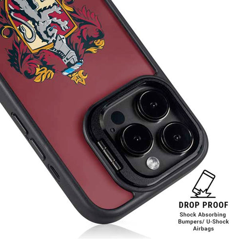 Wizarding World Harry Potter Gryffindor House Crest iPhone 16 Pro Max Kickstand Case