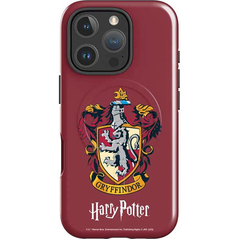 Wizarding World Harry Potter Gryffindor House Crest iPhone 16 Pro Max Magsafe Impact Case