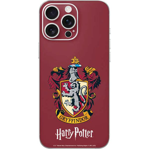 Wizarding World Harry Potter Gryffindor House Crest iPhone 16 Pro Max Skin