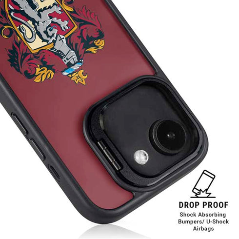 Wizarding World Harry Potter Gryffindor House Crest iPhone 16e Kickstand Case