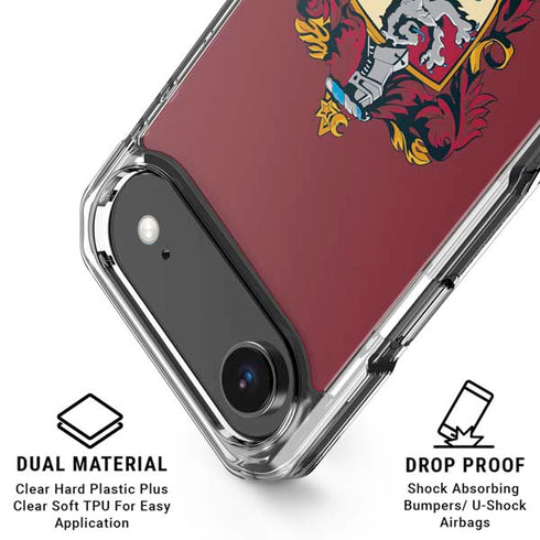 Wizarding World Harry Potter Gryffindor House Crest iPhone 17 Air Clear Case