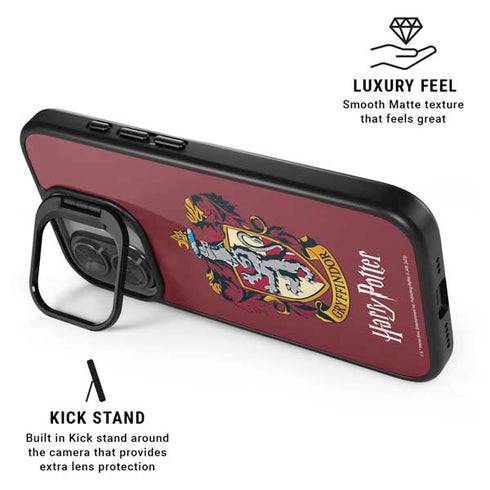 Wizarding World Harry Potter Gryffindor House Crest iPhone 17 Kickstand Case