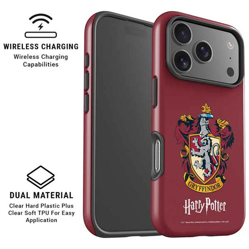 Wizarding World Harry Potter Gryffindor House Crest iPhone 17 Pro Max Magsafe Impact Case