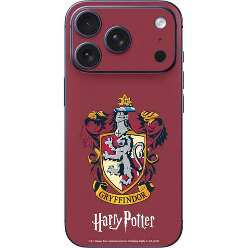 Wizarding World Harry Potter Gryffindor House Crest iPhone 17 Pro Max Skin