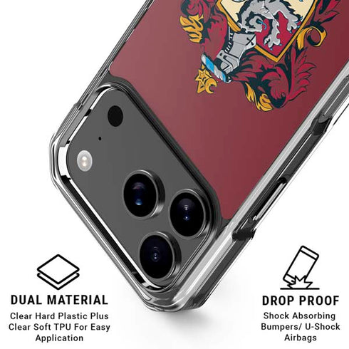Wizarding World Harry Potter Gryffindor House Crest iPhone 18 Pro Clear Case