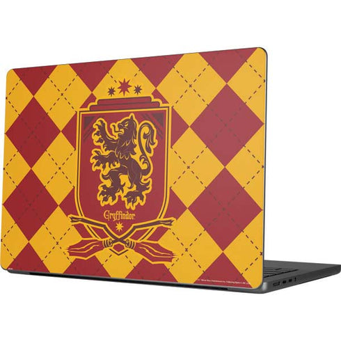 Wizarding Worlds Harry Potter Gryffindor Huse Crest Apple MacBook Pro 14-inch Skin