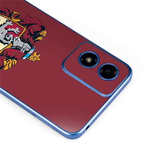 Wizarding World Harry Potter Gryffindor House Crest Moto G Play 4G (2024) Skin