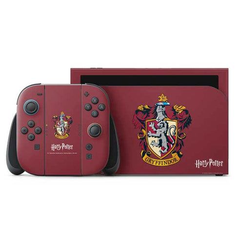 Wizarding World Harry Potter Gryffindor House Crest Nintendo Skins