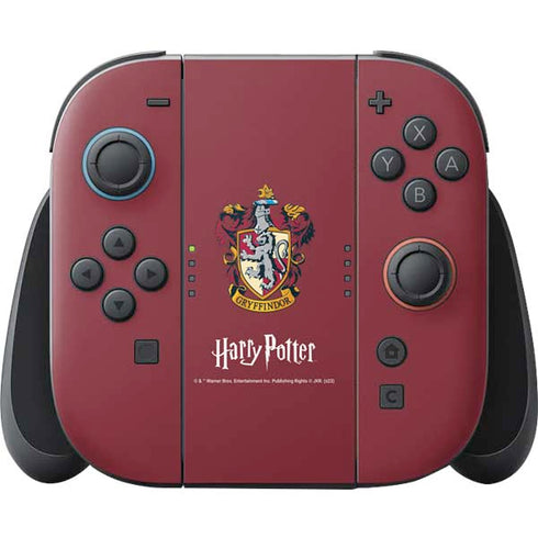 Wizarding World Harry Potter Gryffindor House Crest Nintendo Skins
