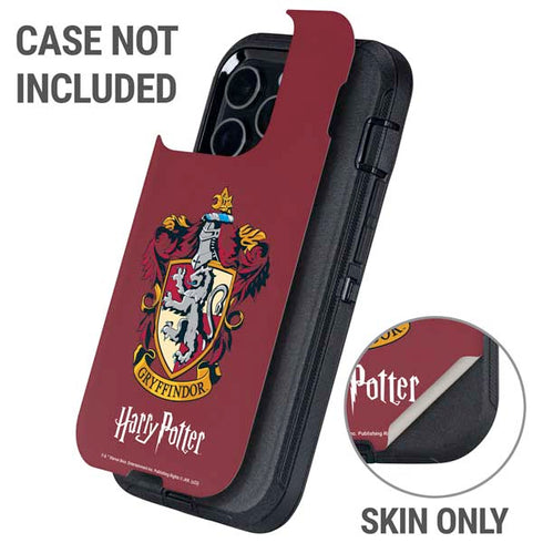Wizarding World Harry Potter Gryffindor House Crest Otterbox Defender iPhone Skin