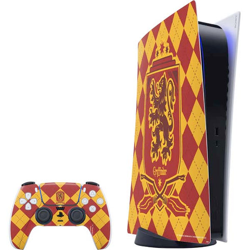 Wizarding Worlds Harry Potter Gryffindor Huse Crest PlayStation PS5 Skins